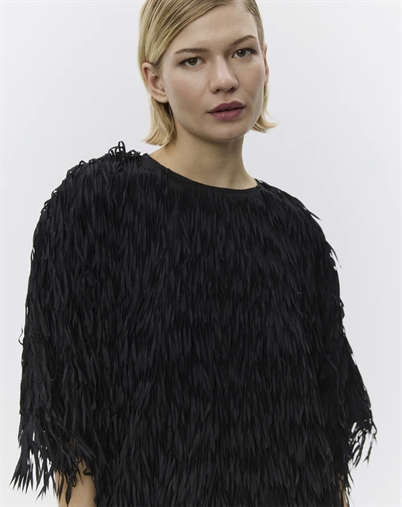 Day Birger et Mikkelsen - Barcelona Delicate Fringes Bluse - Black